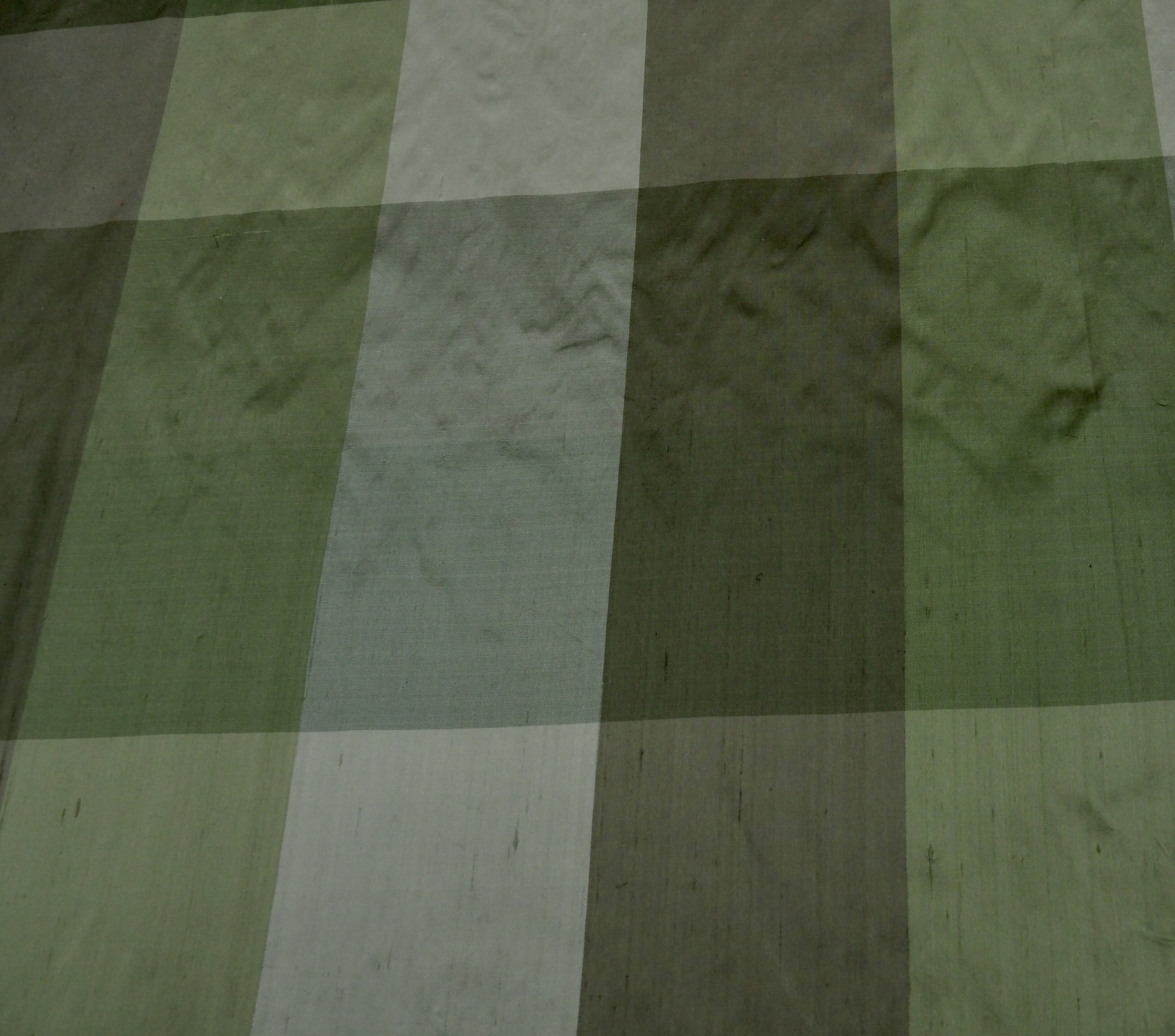 Multicolor Plaid Silk Shantung 85 Fabric main image 0