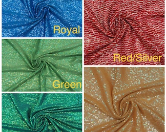 Handmade Silk Chiffon Sequins Style 7743