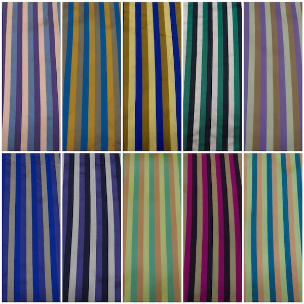 100% Polyester Taffeta Stripe