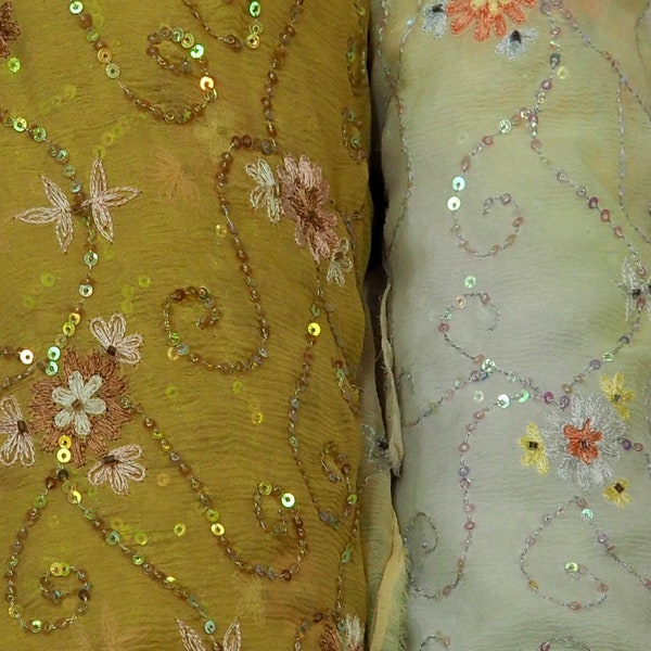 beaded chiffon shawl