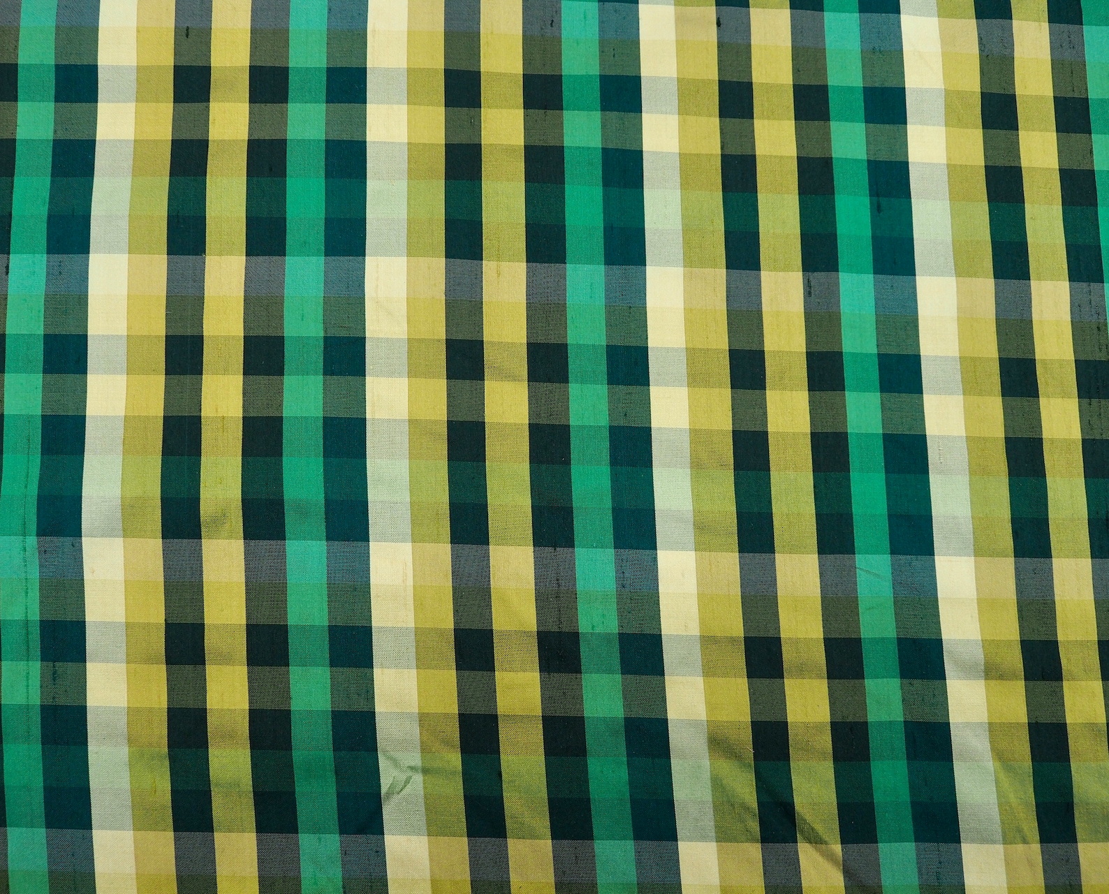 Red Blue 139 Plaid Silk Shantung main image 0