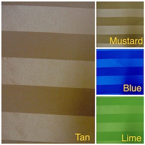 Polyester Satin Striped Fabric