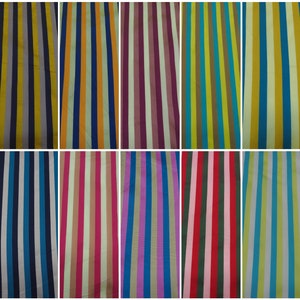 100% Polyester Taffeta Stripe