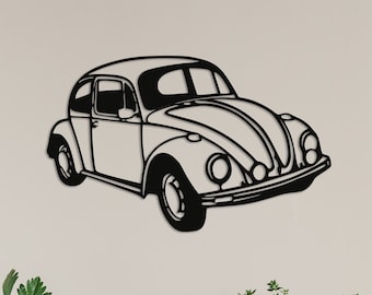 レトロカー svg カット dxf ファイル ウォールステッカー pdf シルエット彫刻テンプレート cnc カッティングルーター デジタルベクター ダウンロード