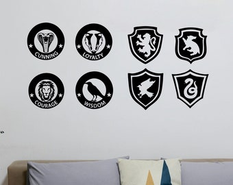 Crest (8 Bundle)  svg cut dxf file wall sticker pdf silhouette engraving template cnc cutting router digital vector download