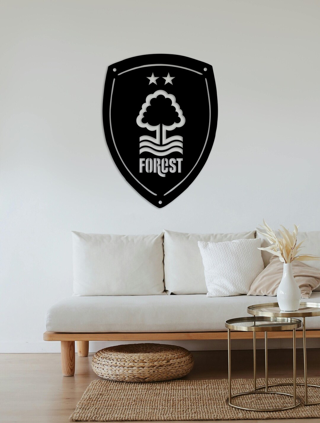 Forest Sign Dxf File Forest Svg Cut Dxf File Wall Sticker Pdf Silhouette Engraving Template ...