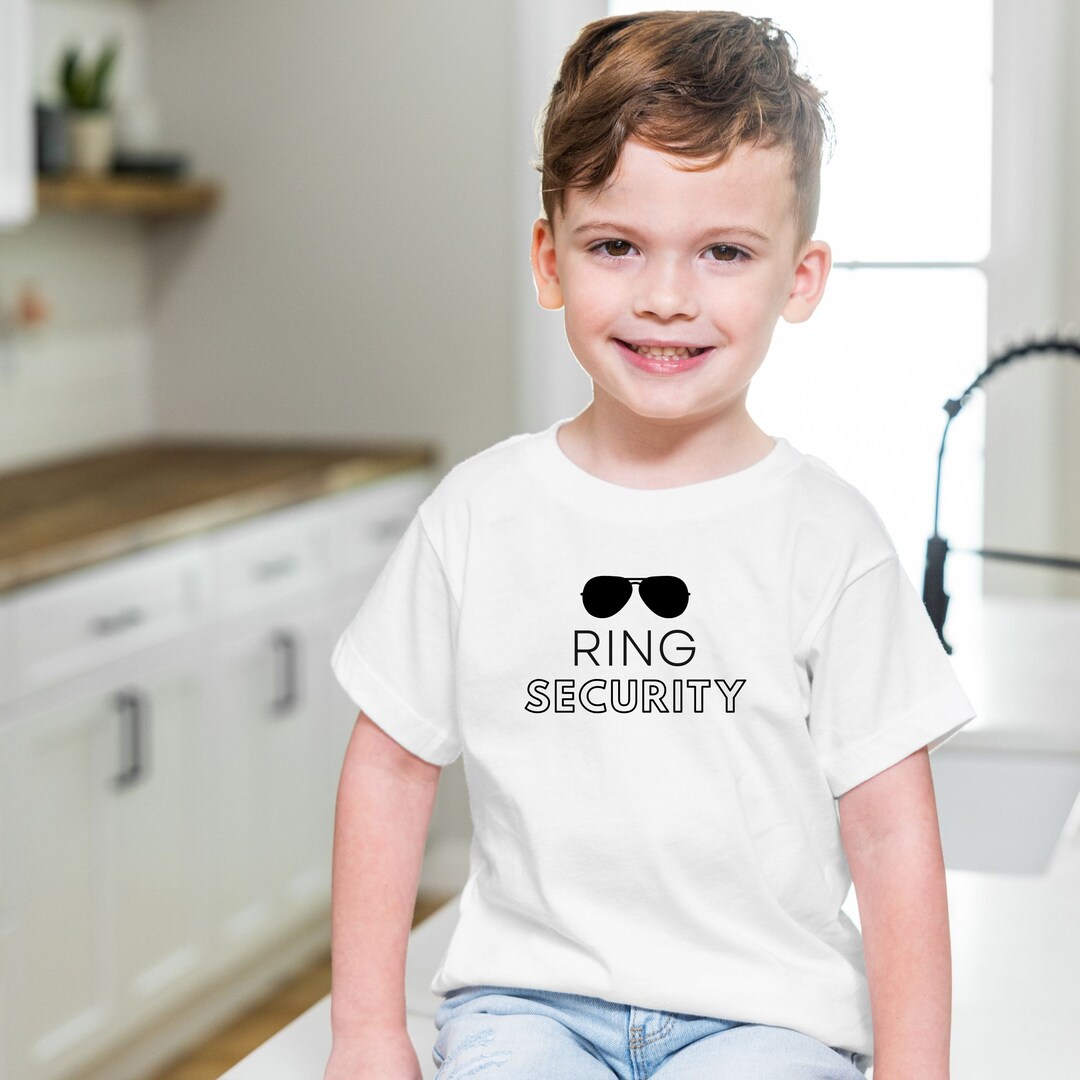 Ring Security Shirt Ring Bearer T-shirt Gift for Ring - Etsy