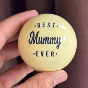 Personalisierter Pool Billardball Billardball Gravurball Geschenk für Papa Geschenk für ihn Ihre eigene Handschrift auf dem Spielball, Vatertagsgeschenk