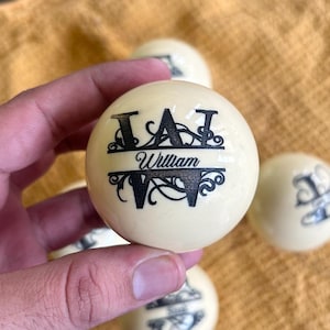 Engraved Cue Ball, Billiards Cue Ball, Best Gift For Dad, Father day gifts, Personalized Cue Ball, Customized billiards Ball, Christmas gift