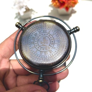 Limited Edition The Antique Brass Compass Replica Alethiometer Unique Design His Dark Materials Truth Measure Northern Light Symbol Reader