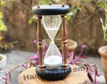 Reloj de arena grabable de 30 minutos, temporizador de arena, accesorios de oficina, reloj de arena de arena personalizado, reloj de arena único, hogar y decoración, regalo para papá