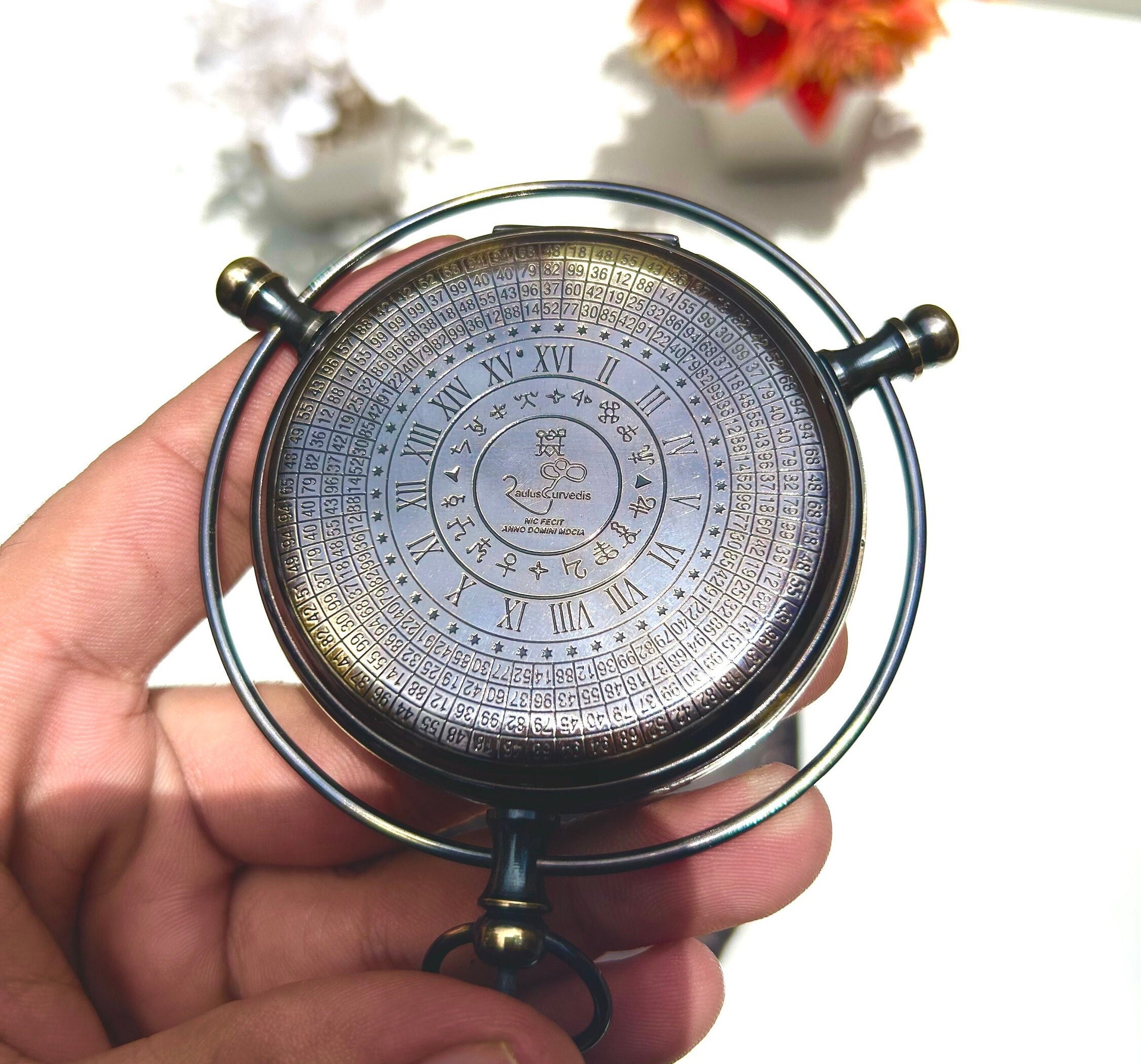 Limited Edition the Antique Brass Compass Replica Alethiometer Unique ...