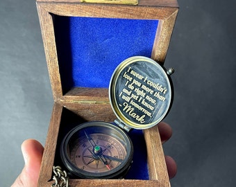 Personalized Engraved Working Compass with Custom Engraving, Gift for women Anniversary, birthday gifts, Christmas gift