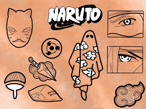 Tattoo Flash of Naruto Manga Comics