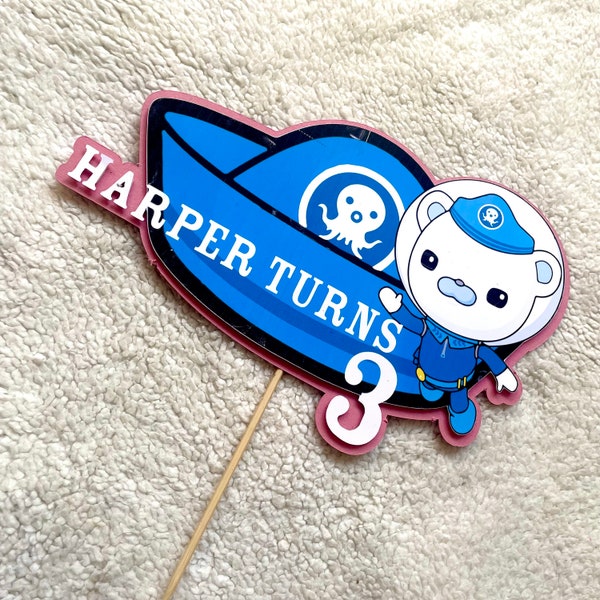 Octonauts Cake Topper Etsy Australia