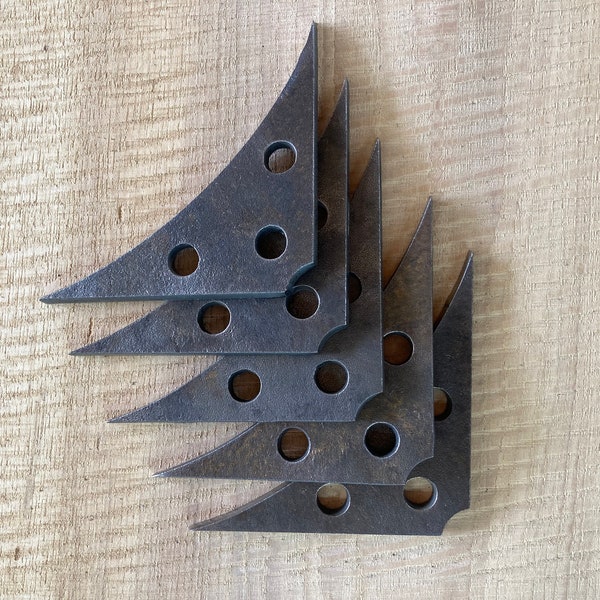 4" x 4" steel gussets