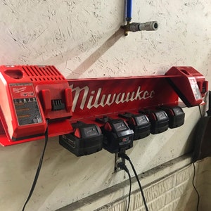 Milwaukee battery charging station