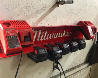 Milwaukee battery charging station