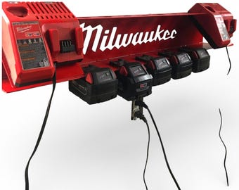 Milwaukee battery charging station