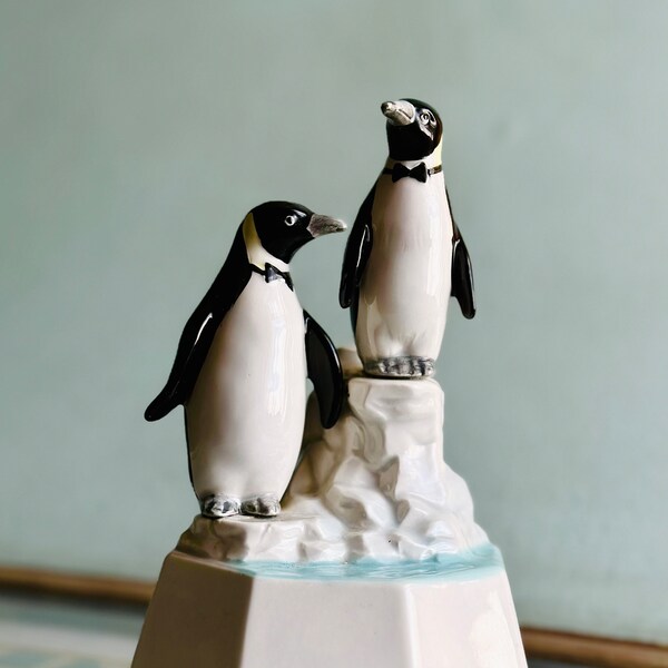Penguin Music Box Etsy