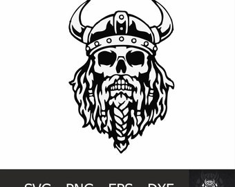 Viking Svg| viking skull svg viking png viking skull png viking clipart viking head svg viking head png eps dxf cut file cricut