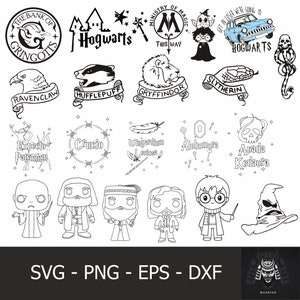 Movie Mega SVG Bundle, Magic Wizard Svg, Svg Files, Png Files Magic Wizard Svg School Movie Bundle, Svg for Shirts, Svg Files for Cricut