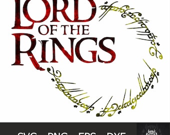 The Lord of the Rings Svg - LOTR - Tshirt Design - Png Dxf Eps Pdf Svg