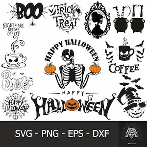 Horror SVG Bundle Halloween Horror SVG Horror Friends svg Horror characters svg Halloween svg Cricut cut file