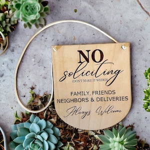 No Soliciting Sign, No Soliciting Door Sign, Do Not Disturb Sign, No Solicitation Sign, No Soliciting, No Strangers Sign, Do Not Disturb