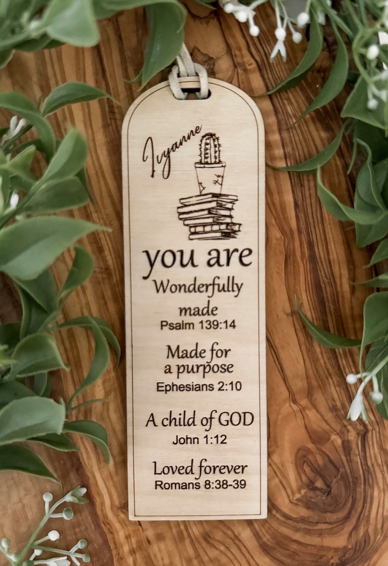 Faith Bookmark Baptism Gift Church Gift Idea Personalized Gift ...