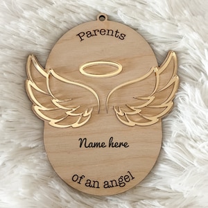 Miscarriage Personalized Ornament | Stillborn Miscarriage Keepsake | Infant Loss | In Memory | Angel Baby | Stillbirth | Parents of an angel