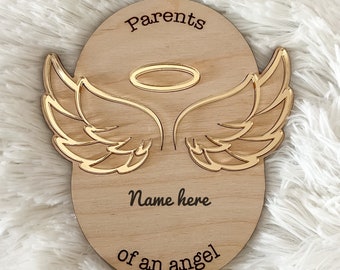 Miscarriage Personalized Ornament | Stillborn Miscarriage Keepsake | Infant Loss | In Memory | Angel Baby | Stillbirth | Parents of an angel