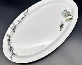 Edie Rose Bloom Collection Platter by Rachel Bilson Butterfly Rose