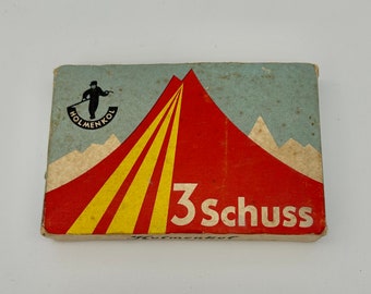 Vintage Holmenkol 3 Schuss Special Wax for Slalom and Downhill Ski Wax