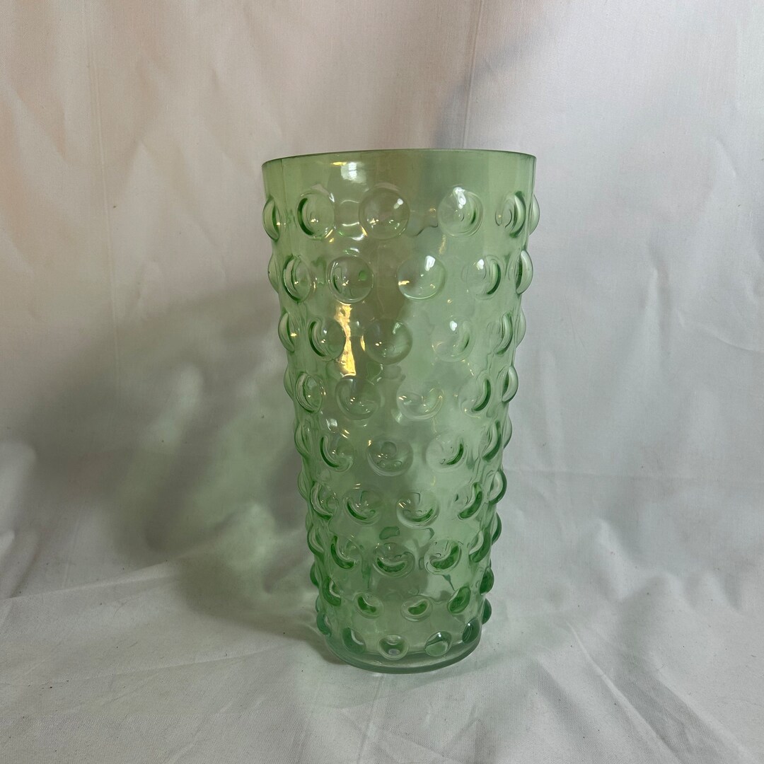MCM Vintage Green Bubble 9 Inch Vase Etsy