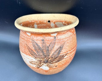 Wall Pocket Handmade Pottery Signed