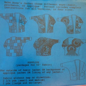 Quilted Jackets Pattern - Etsy