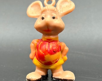 Vintage Originale Topo Gigio Giochi Preziosi Vinyl Head Plush W