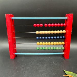 Vintage Wooden Abacus 12”