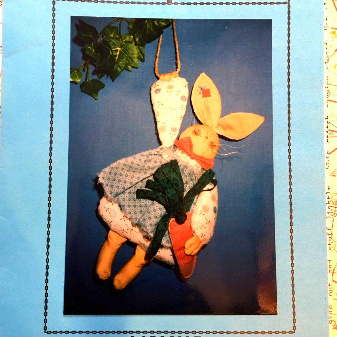 Homespun Hill Bunny Doll Craft Pattern - Etsy