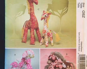 Stuffed Animals Sewing Pattern