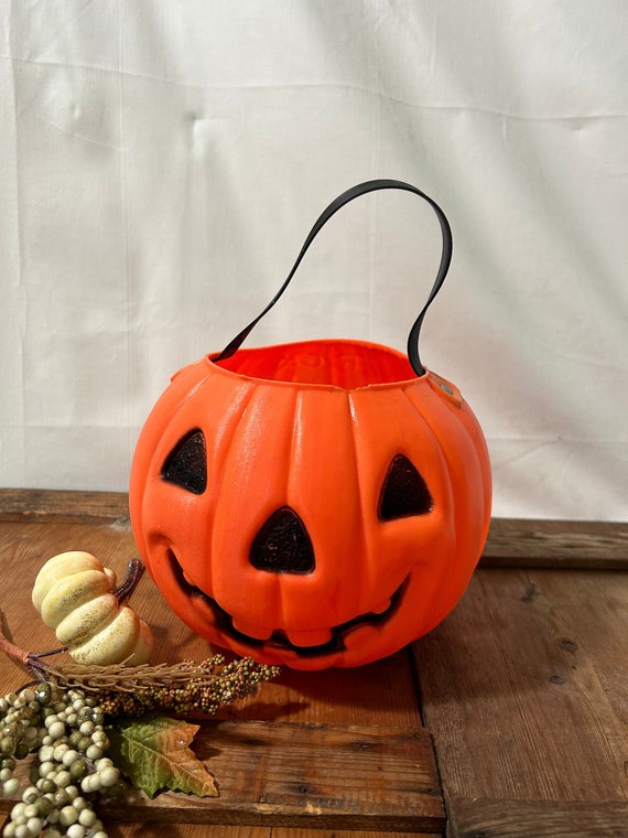 A J Renzi Blow Mold Jack o Lantern Pumpkin - image 1