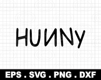 Hunny Clipart, Honey Cut File (svg, png, eps, dxf) (Digital Download)