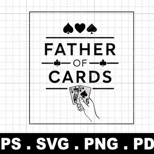 father of card png , Father's Day Svg, father Poker Game Card PNG, King png, Playing Card King of Spades png, Casino artwork, Father's day