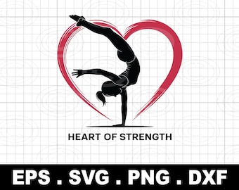 Monograma de gimnasta SVG PNG, gimnasta iridiscente colorida PNG, diseño de camiseta, descarga digital PNG, silueta, Cricut