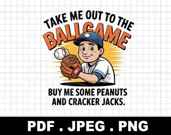 Take Me Out To The Ball Game png, Retro Baseball Mama Design, Mom Shirt Design, Trendy Baseball Digital Download
