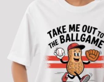 Take Me Out To The Ballgame PNG, Baseball Game Day png, Gift for Baseball Mama | Mom Shirt Design, Baseball Shirt Design