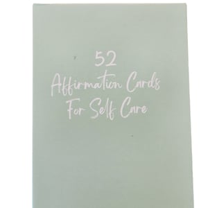 Carte di affermazione per la cura di sé