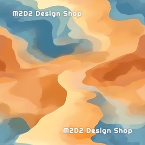 Sand Desert Watercolor Print Seamless Pattern Repeating File for Fabric Printing Sublimation Commercial Use