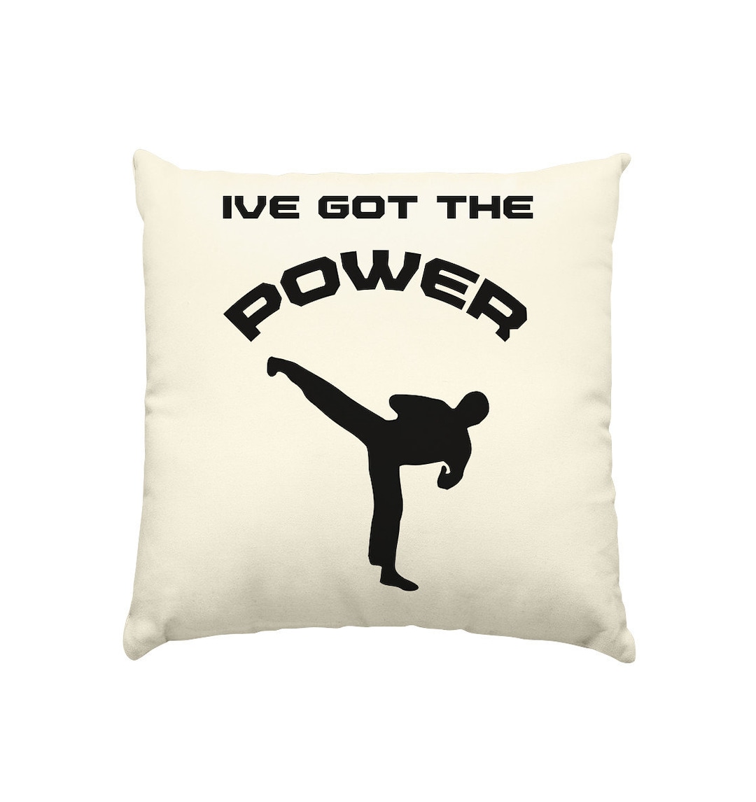 Karate Sports Apparel. Ive Got the Power Print Cushion Etsy